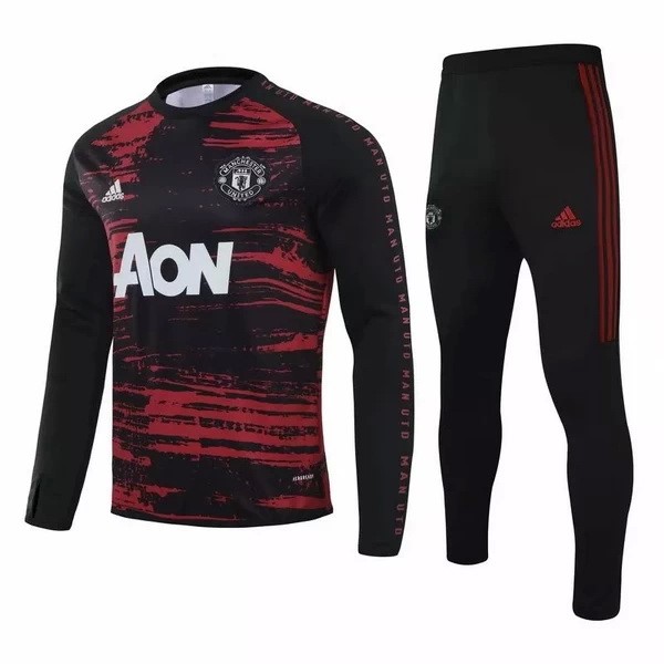 Chandal Manchester United 2020-2021 Negro Rojo Marino